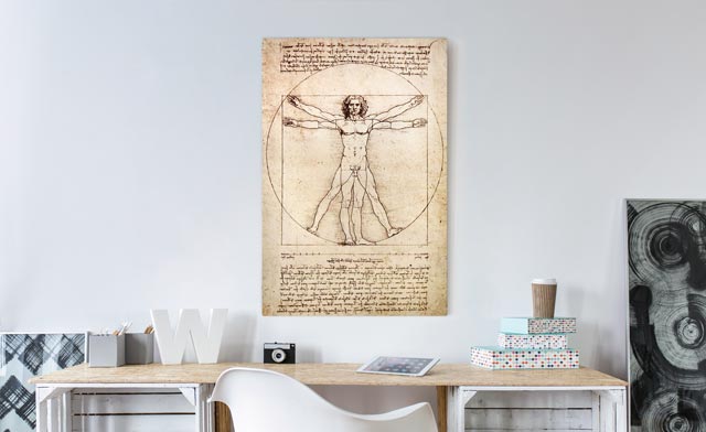 YaShengZhuangShi Foto auf leinwand Leonardo DA Vinci Frauenkopf Gicl/ée Klassische Kunst Wandkunst Bilder f/ür Wohnzimmer Schlafzimmer 40x60cm ohne Rahmen