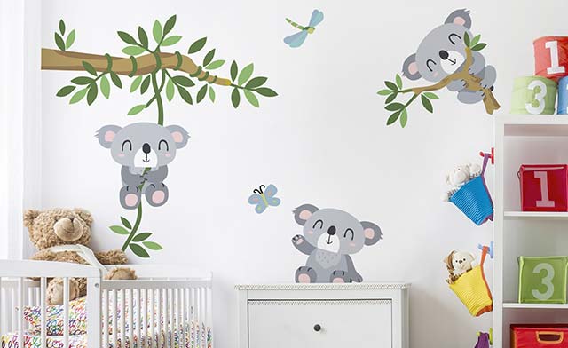 Wandtattoo Kinderzimmer Koala