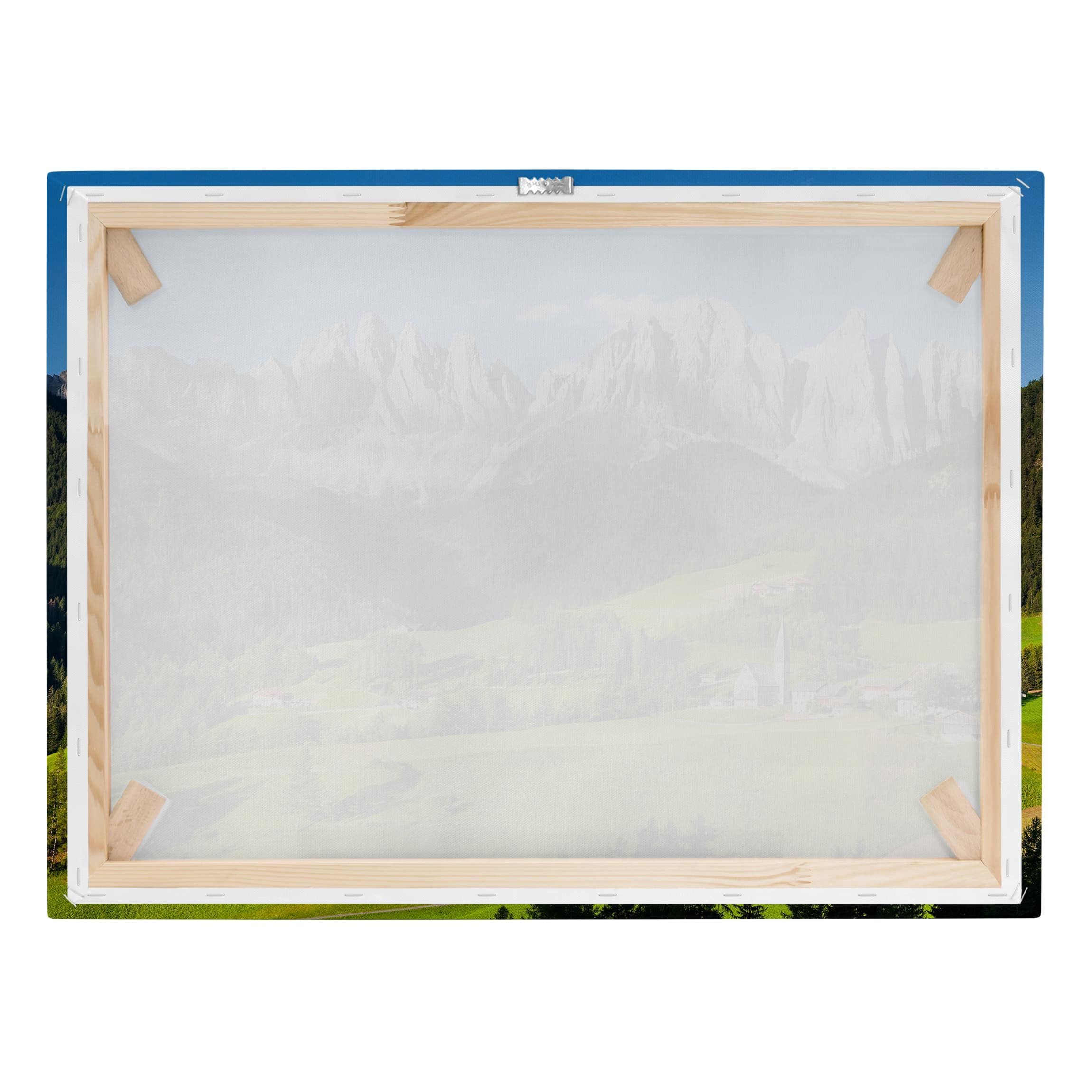 Bilderwelten Südtirol Geislerspitzen | in im 4:3 Leinwandbild Querformat