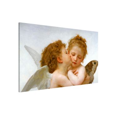 Magnettafel - William Adolphe Bouguereau - Der erste Kuss - Memoboard Querformat 2:3