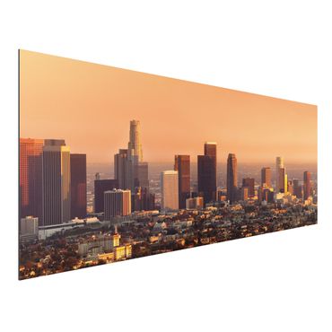 Alu-Dibond Bild - Skyline of Los Angeles