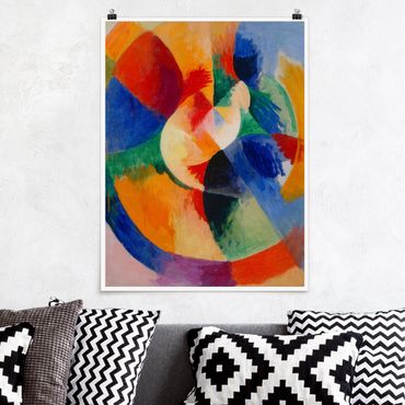 Poster - Robert Delaunay - Kreisformen, Sonne - Hochformat 3:4