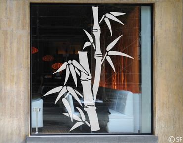 Fensterfolie - Fenstertattoo No.SF971 Bambus - Milchglasfolie