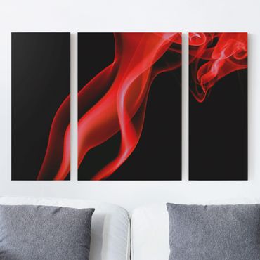 Leinwandbild 3-teilig - Magical Flame - Triptychon