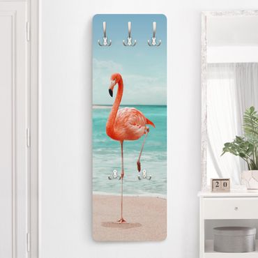 Garderobe - Jonas Loose - Strand mit Flamingo