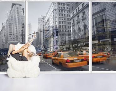 Fensterfolie - XXL Fensterbild New York, New York! - Fenster Sichtschutz