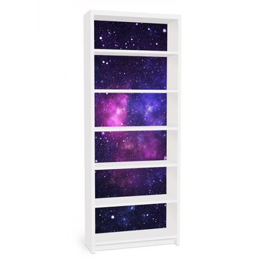 Möbelfolie für IKEA Billy Regal - Klebefolie Galaxie