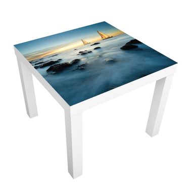 Möbelfolie für IKEA Lack - Klebefolie Segelschiffe im Ozean