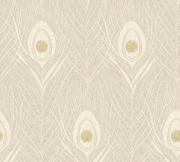 Architects Paper Mustertapete Absolutely Chic in Beige, Grau, Metallic