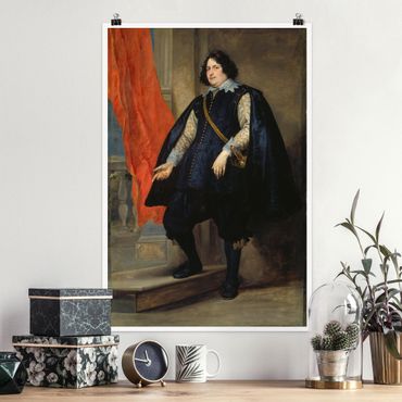 Poster - Anthonis van Dyck - Bildnis Filips de Godines - Hochformat 3:2