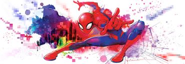 Fototapete - Spider-Man Graffiti Art