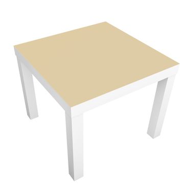 Möbelfolie für IKEA Lack - Klebefolie Colour Light Brown