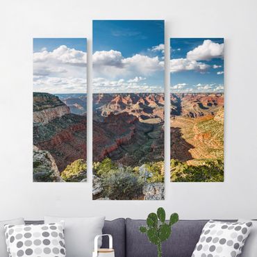 Leinwandbild 3-teilig - Natur des Canyons - Galerie Triptychon