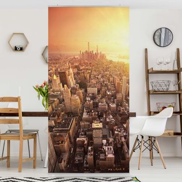 Raumteiler - Goldene Stadt 250x120cm
