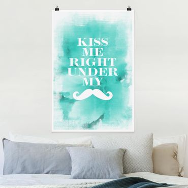 Poster - No.EV2 Kiss Me - Hochformat 3:2
