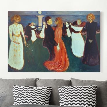 Leinwandbild - Edvard Munch - Der Tanz des Lebens - Querformat 2:3