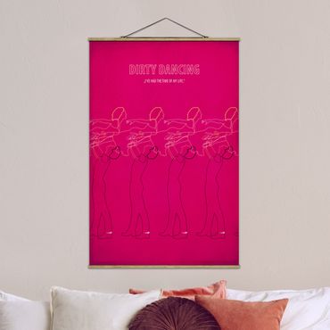 Stoffbild mit Posterleisten - Filmposter Dirty Dancing II - Hochformat 2:3