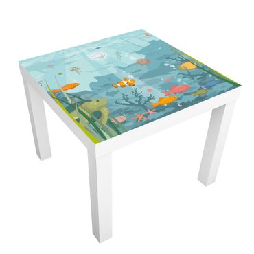 Möbelfolie für IKEA Lack - Klebefolie No.EK57 Meereslandschaft