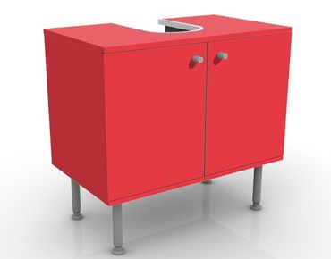 Waschbeckenunterschrank - Colour Carmin - Badschrank Rot