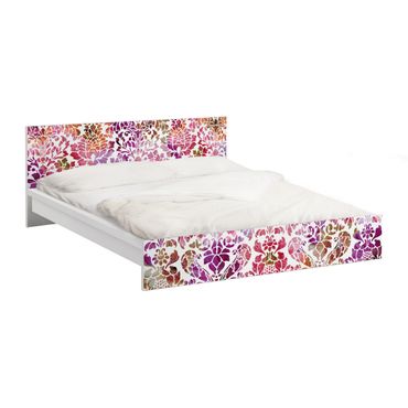 Möbelfolie für IKEA Malm Bett niedrig 160x200cm - Klebefolie Sommerbarock