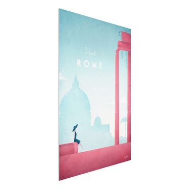Forex Fine Art Print - Reiseposter - Rom - Hochformat 3:2