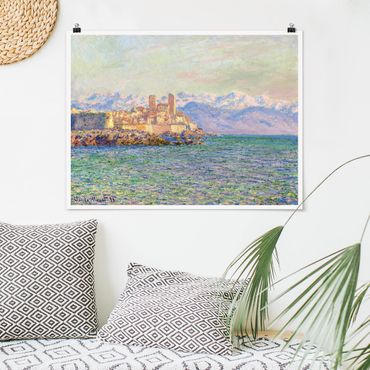 Poster - Claude Monet - Antibes-Le Fort - Querformat 3:4