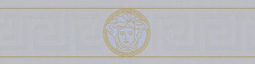 Versace wallpaper Mustertapete Versace 3 Greek in Metallic