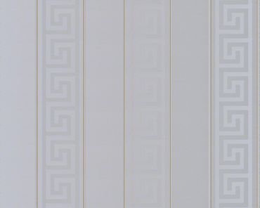 Versace wallpaper Streifentapete Versace 3 Greek in Metallic