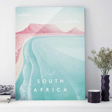 Glasbild - Reiseposter - Südafrika - Hochformat 4:3