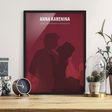 Bild mit Rahmen - Filmposter Anna Karenina - Hochformat 4:3