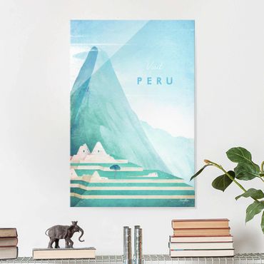 Glasbild - Reiseposter - Peru - Hochformat 3:2