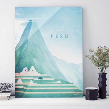 Glasbild - Reiseposter - Peru - Hochformat 4:3