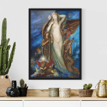 Bild mit Rahmen - Gustave Moreau - Verherrlichung Helenas - Hochformat 3:4