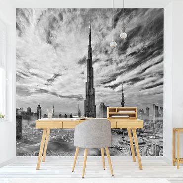 Fototapete - Dubai Super Skyline
