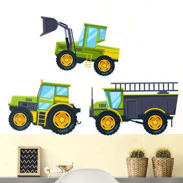 Wandtattoo - Traktor und Co