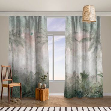 Vorhang - Vintage Dschungel