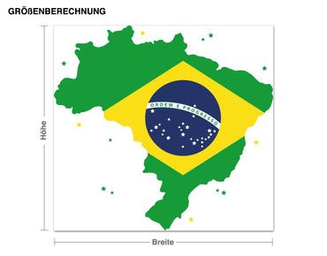 Wandsticker BRAZIL