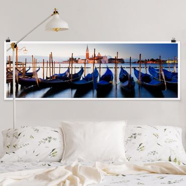 Poster - Venice Gondolas - Panorama Querformat