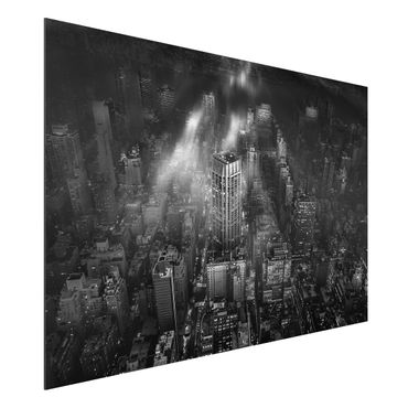 Aluminium Print - Sonnenlicht über New York City - Querformat 2:3