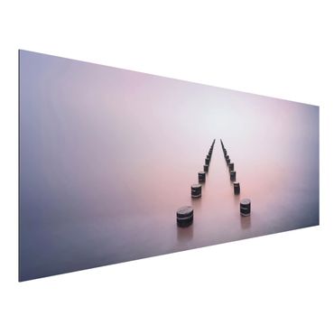 Aluminium Print - Zen am Strand - Panorama