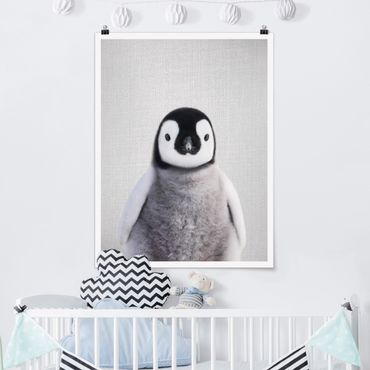 Poster - Baby Pinguin Pepe - Hochformat 3:4
