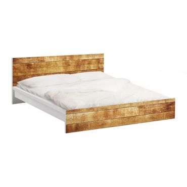 Möbelfolie für IKEA Malm Bett niedrig 160x200cm - Klebefolie Nordic Woodwall