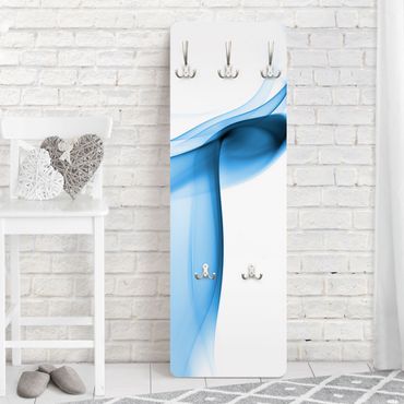 Design Garderobe - Blue Luxury - Weiß Blau