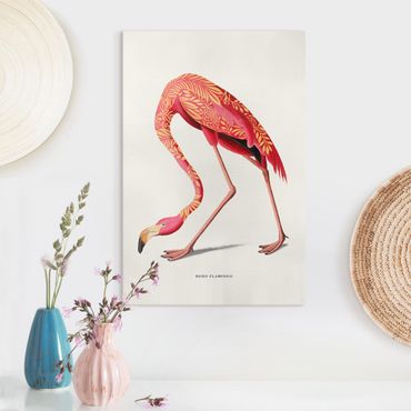 Leinwandbild - Boho Vogel - Flamingo - Hochformat 2:3