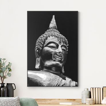 Wechselbild - Buddha Statue Gesicht