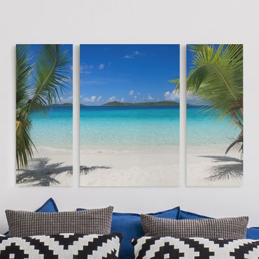 Leinwandbild 3-teilig - Perfect Maledives - Triptychon