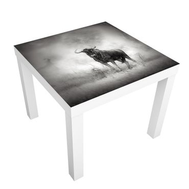 Möbelfolie für IKEA Lack - Klebefolie Staring Wildebeest