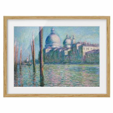 Bild mit Rahmen - Claude Monet - Der große Kanal