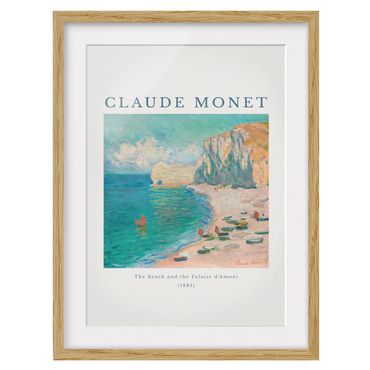 Bild mit Rahmen - Claude Monet - Der Strand