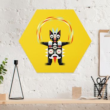 Hexagon-Forexbild - Collage Ethno Monster - Jongleur